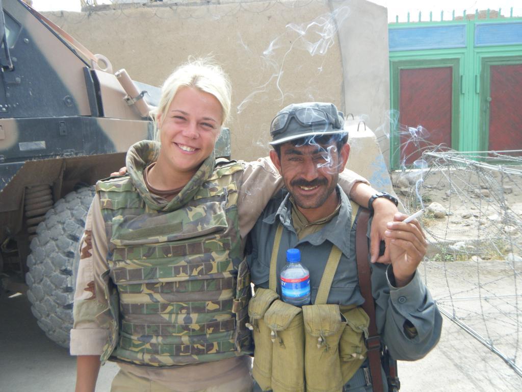 Jessica en Afghaanse man